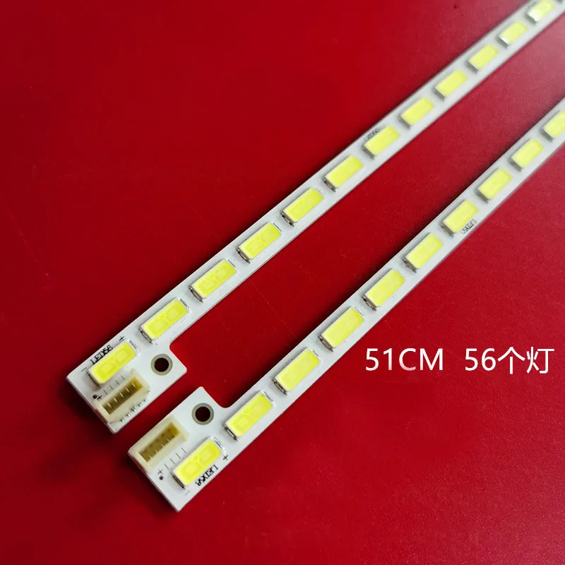 

FOR changhong LE46A700P LE46A900P 3D46A4000iV Article lamp STA460A85 74.46T14.001-3-DX1 screen T460HVD01.0 1piece=56LED 510MM
