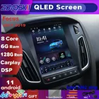 Автомобильный GPS-навигатор, Android 11, 6G, 128G, для Ford Focus 3 Carplay, автомагнитола с вертикальным экраном Тесла, Mk 3, салон 2012-2018