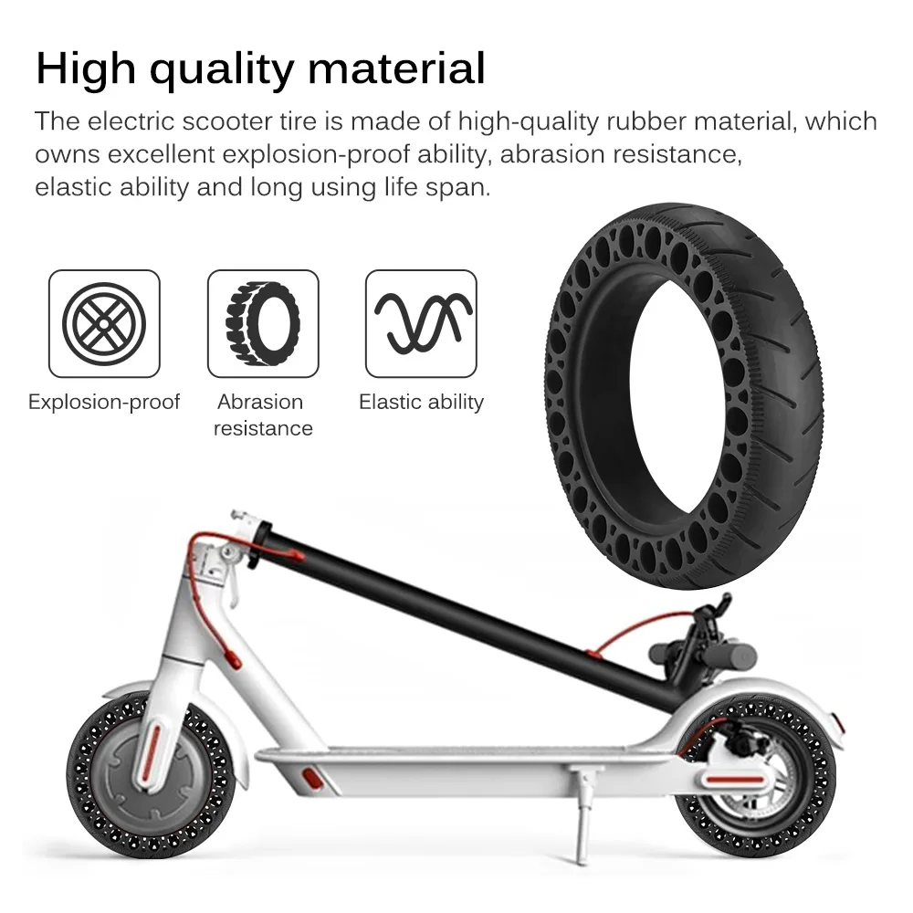 

Durable Updated Scooter Tyre Anti-Explosion Tire Tubeless Hollow Solid Tyre Wheel For Xiaomi Mijia MI Pro M365 Electric Scooter