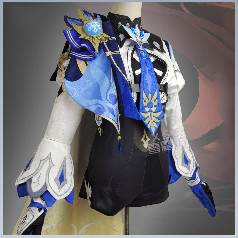 

Genshin Impact Eula Sexy Jumpsuits Cosplay Costume Eula Cosplay Uniforms Halloween Carnival Party Outfit For Women