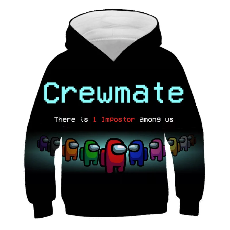 

New Game-Among Us Boys and Girls Sweatshirt Hoodie Kids Clothes Hot Game Among Us Hoodies for Teen 4 to 14 Y,Children Costume