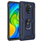 Роскошный бронированный чехол для телефона Xiaomi Redmi NOTE 9 9S 9T 10S 10 PRO MAX 5G POCO X3 NFC с подставкой-кольцом, противоударный чехол с защитой от падения