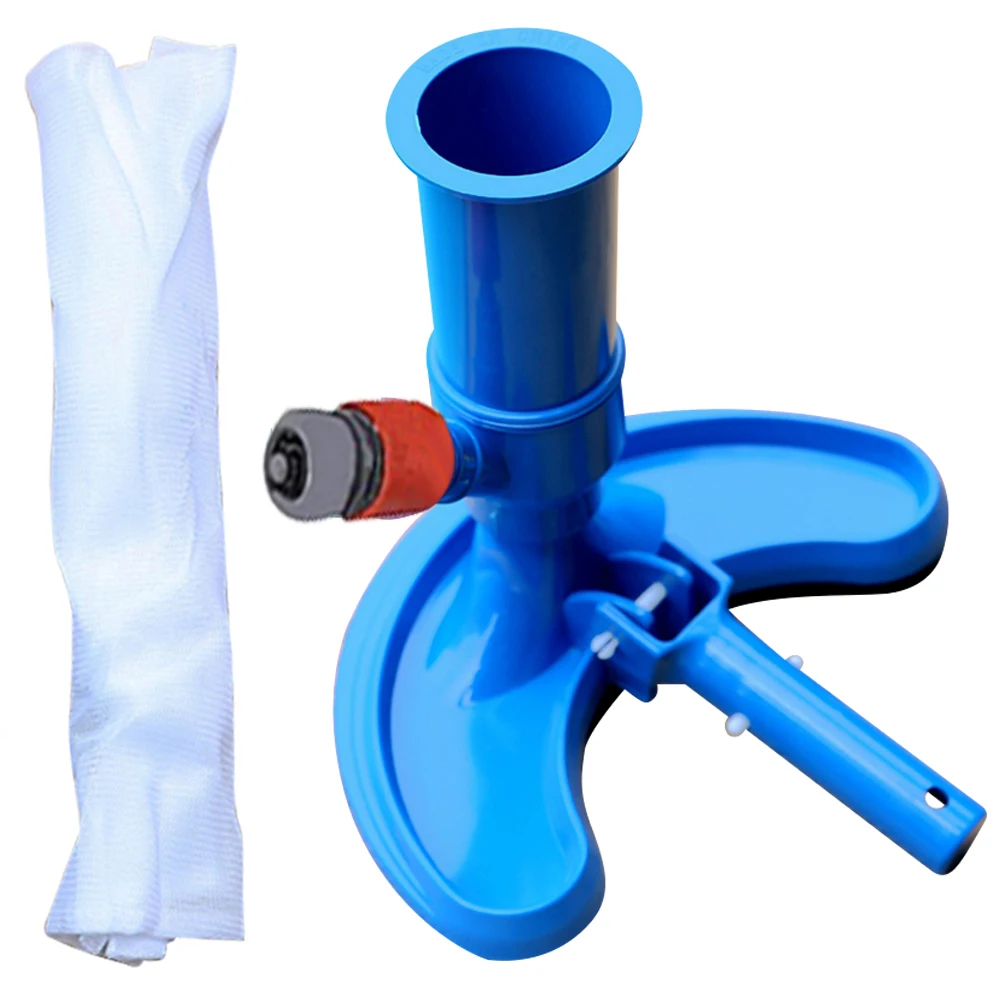 

Pool Pond Fountain SPA Cleaner Brush Swimming Pool Jet Vacuum Suction Head Cleaning Tools with Handle Connector Mesh Bag EU Plug