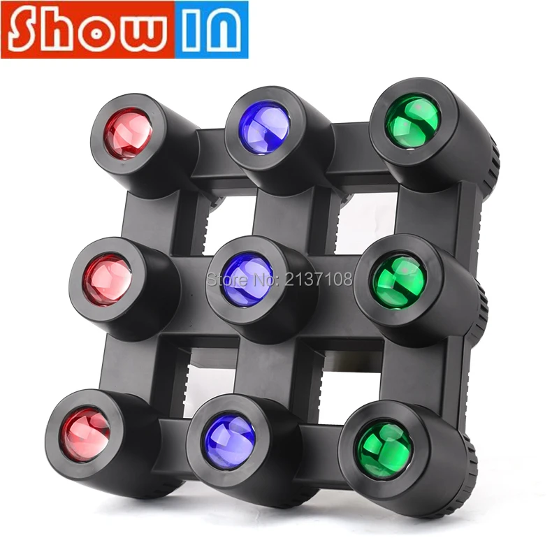 9*40 Вт RGBW светодиодный COB матричный Блиндер светильник Projetor DMX Luces DJ Disco вечерние