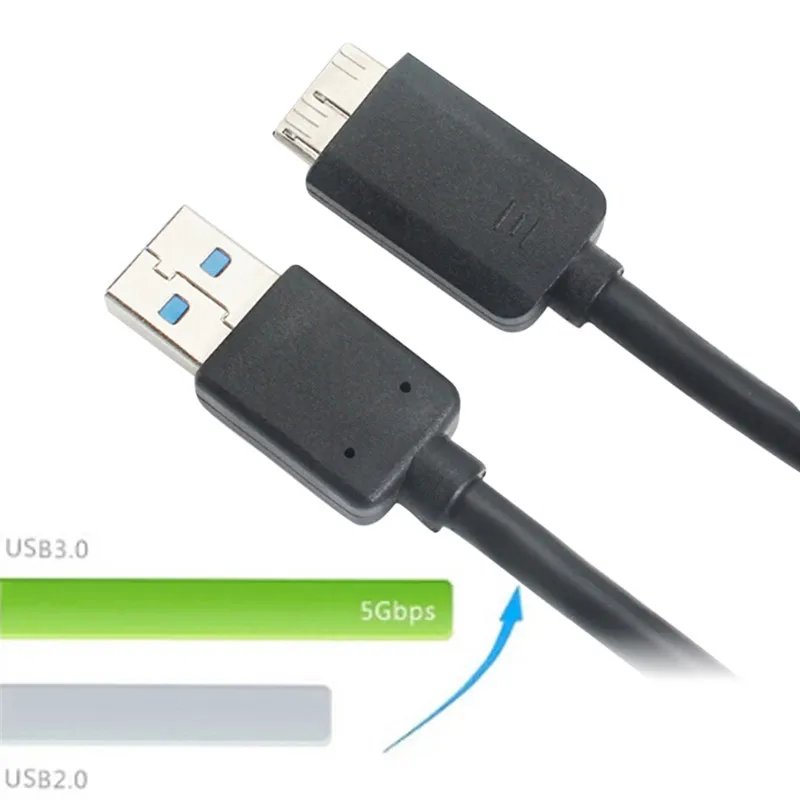 Горячий мини USB3.0 кабель синхронизации данных и зарядки 45 см USB 3 0 miniUSB для HD PC