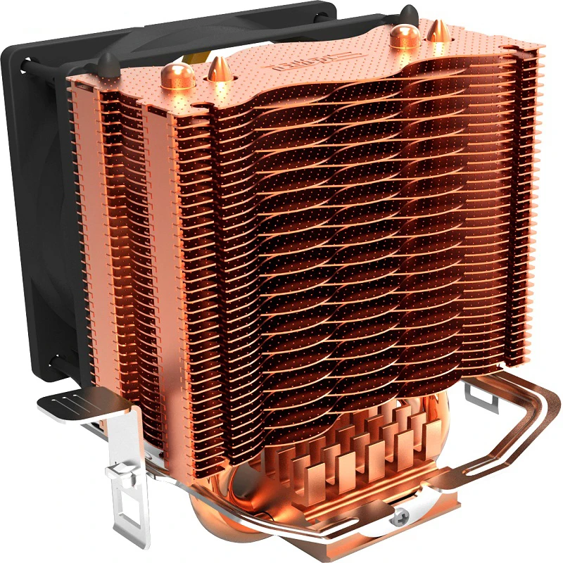 Pccooler S83 2 heatpipe cpu кулер медный обшивка радиатора 80 мм тихий вентилятор охлаждения для Intel 775 1155 1156 AMD AM3 AM4