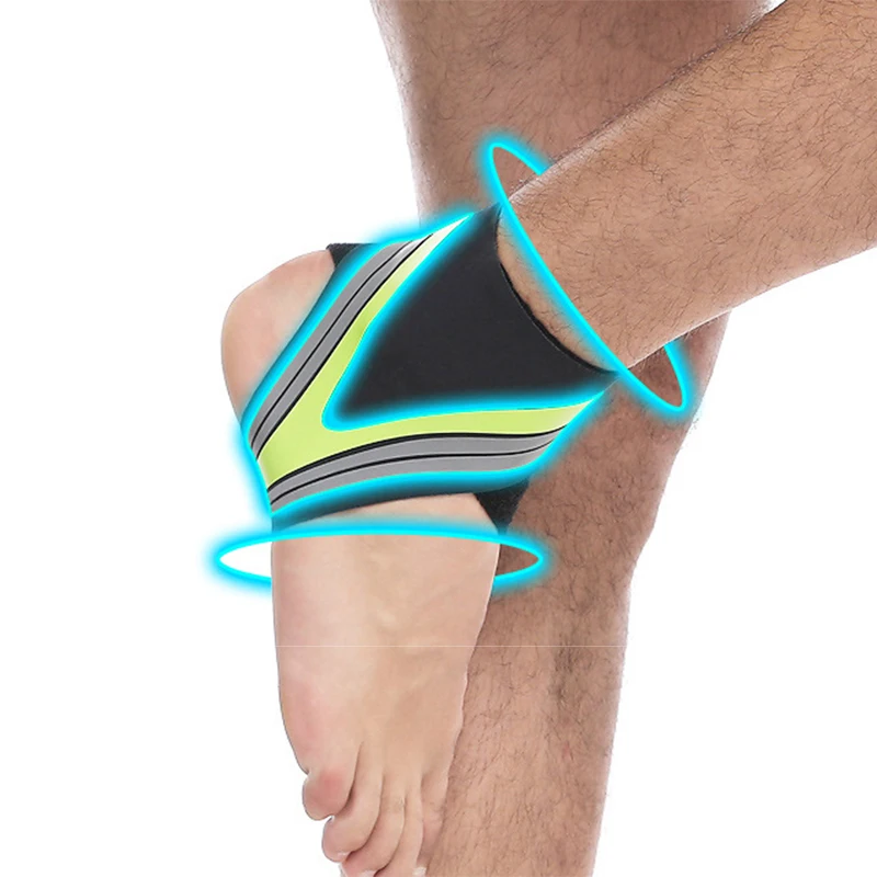 

Поддерживающая лодыжку эластичная компрессионная ткань дышащая нейлоновая Спортивная Защитная защита для голеностопа для цикла бега jlrr