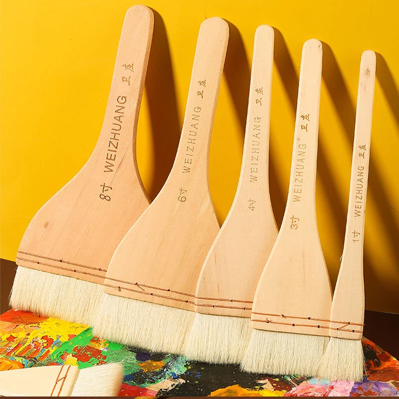 

wool hair brush 1-8 Inch brushes for painting row pen 21 pcs scrubbing brush Chinese painting of watercolor painting Shading