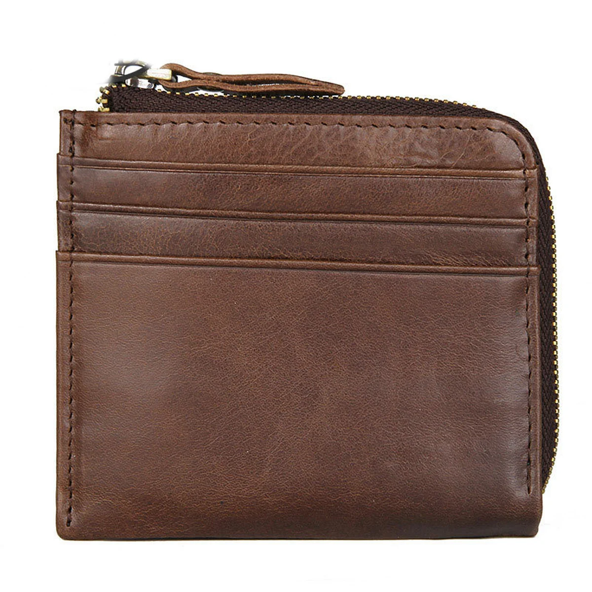 Small Genuine Leather Wallet Coin Purse Coin Bag Genuine Leather Coin Purse RFID Card Holder