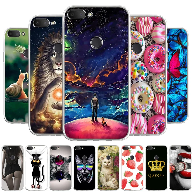 

Silicon Case For Alcatel 1S 2019 Case On Alcatel 1 S 2019 5024D 5.5 inch Animal Fashion Phone Shell Capinha Fundas Cat Cartoon