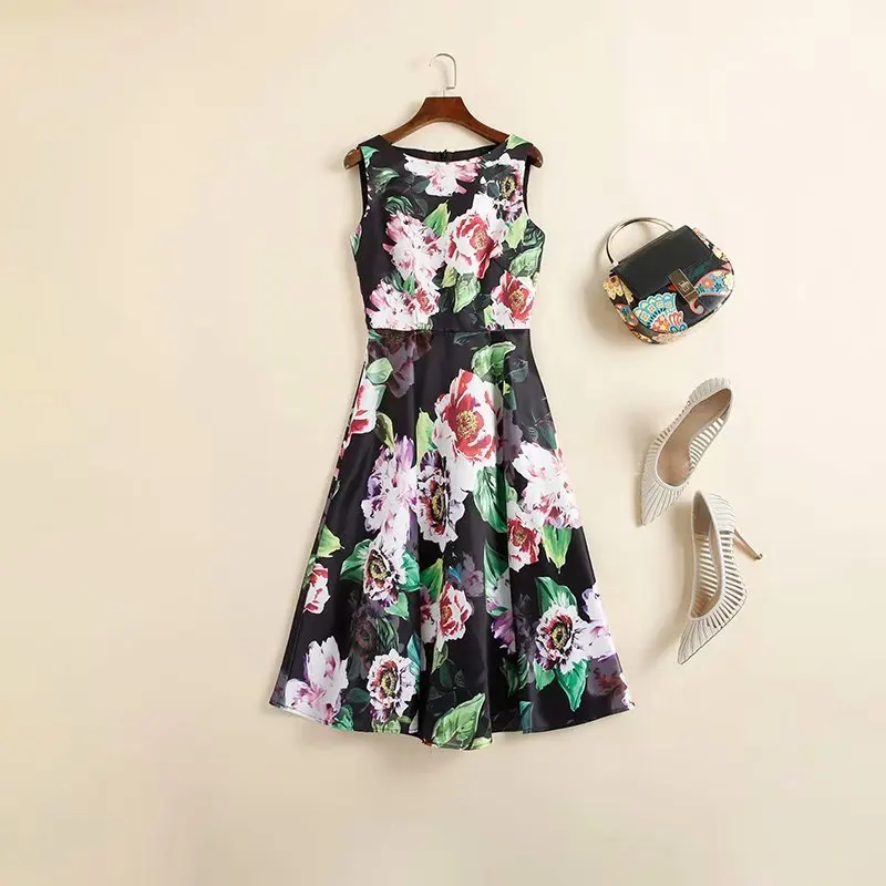 Женское платье в европейском и американском стиле новое модное платье-жилет без