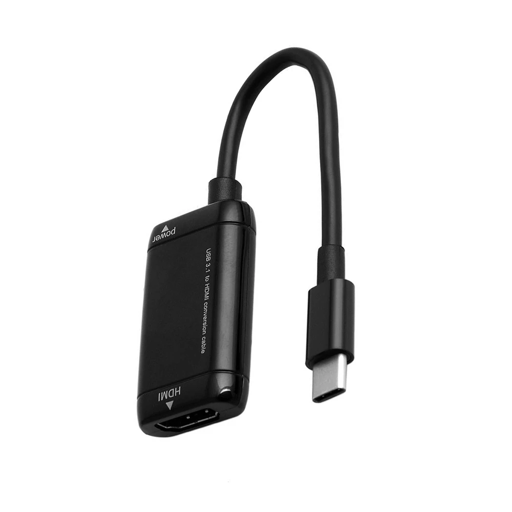 Переходник с USB Type C на гнездо HDMI HD TV для Samsung Note телефона ноутбука подключенный 4K
