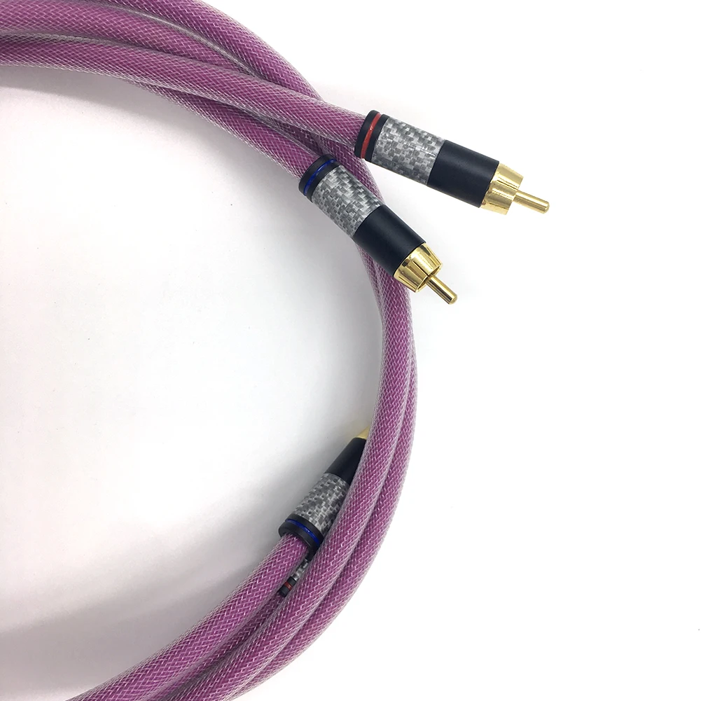 Hi-fi стерео пара RCA кабель высокой производительности Hi-Fi аудио 2rca к
