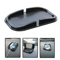 himiss car mobile phone holder non slip dashboard mat anti skid grip mount black