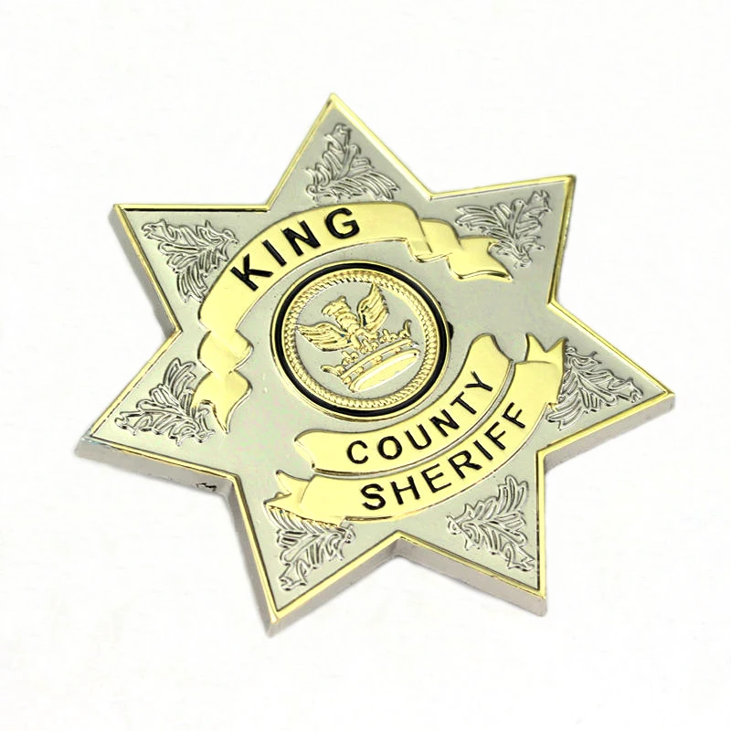 Бижутерия из фильма Ходячие мертвецы броши в форме униформы звезды короля округа