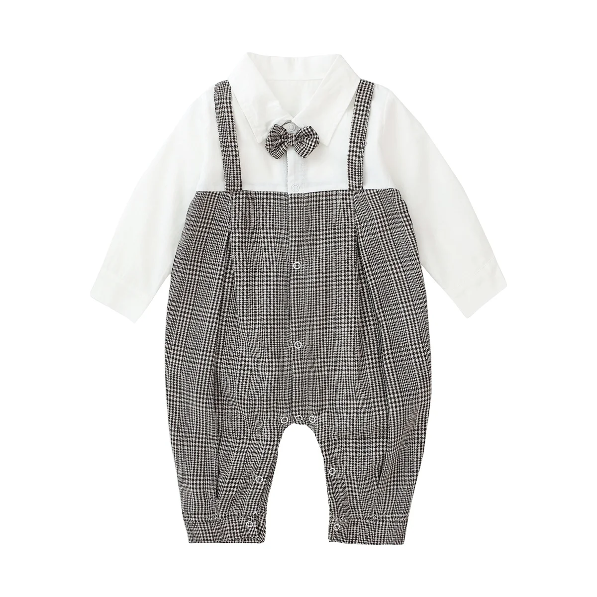 

Sanlutoz Baby Boys Autumn Clothing Gentle Long Sleeve Cotton Toddler Rompers Clothes Casual