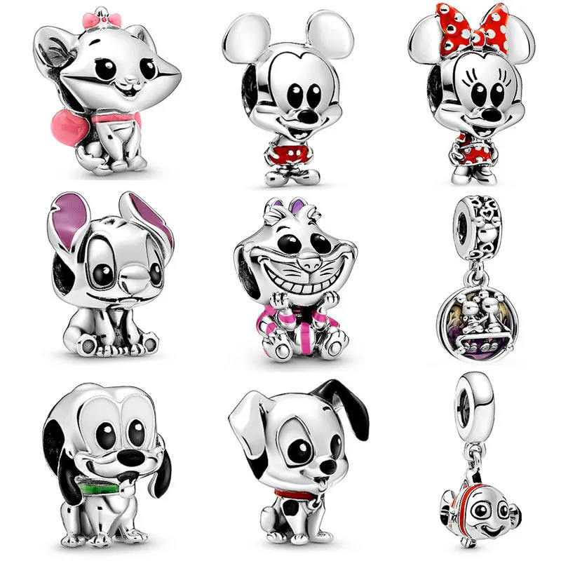 

100% hot sale 925 sterling silver cute little princess series pendant beads suitable for original Pandora bracelet fashion gifts