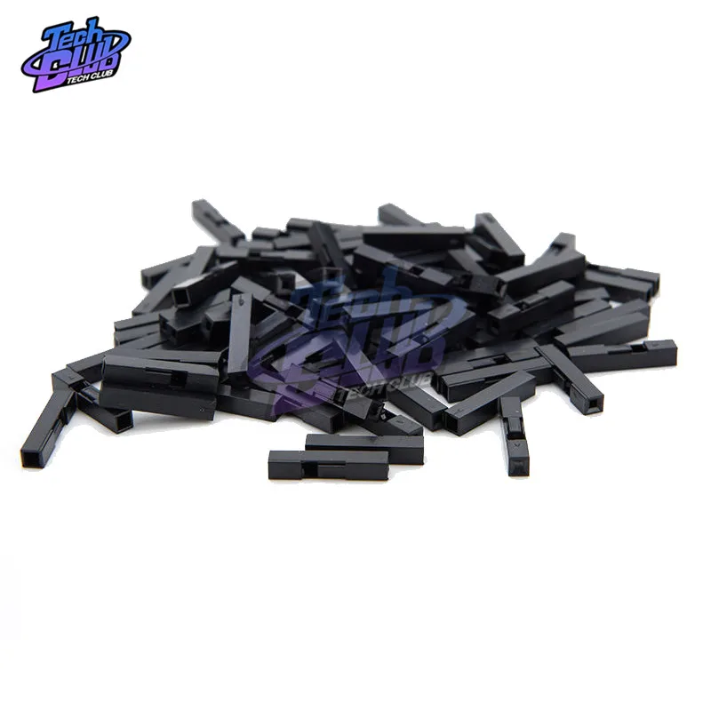 100pcs100шт 2 54 мм мужской/Женский Dupont провод Соединительный кабель 1/2 Pin коннектор