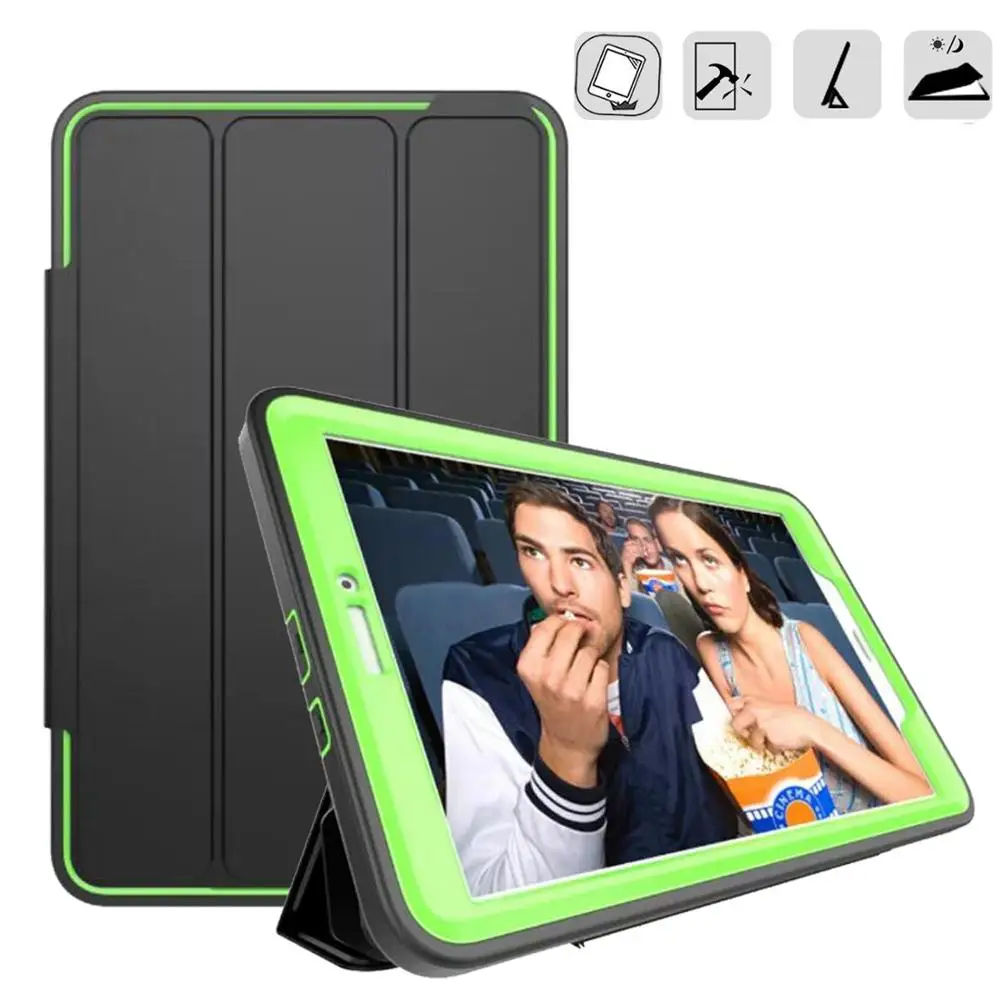 Для samsung Galaxy Tab E 9 6 T560 T561 SM Smart Cover Funda экранная пленка для детей Противоударная
