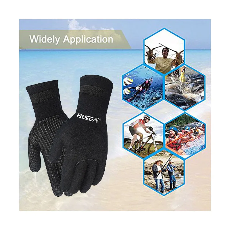 

3MM Neoprene Scuba Dive Gloves Swim Gloves Snorkeling Equipment Anti Scratch Keep Warm Wetsuit Material Winter Swim Spearfishing
