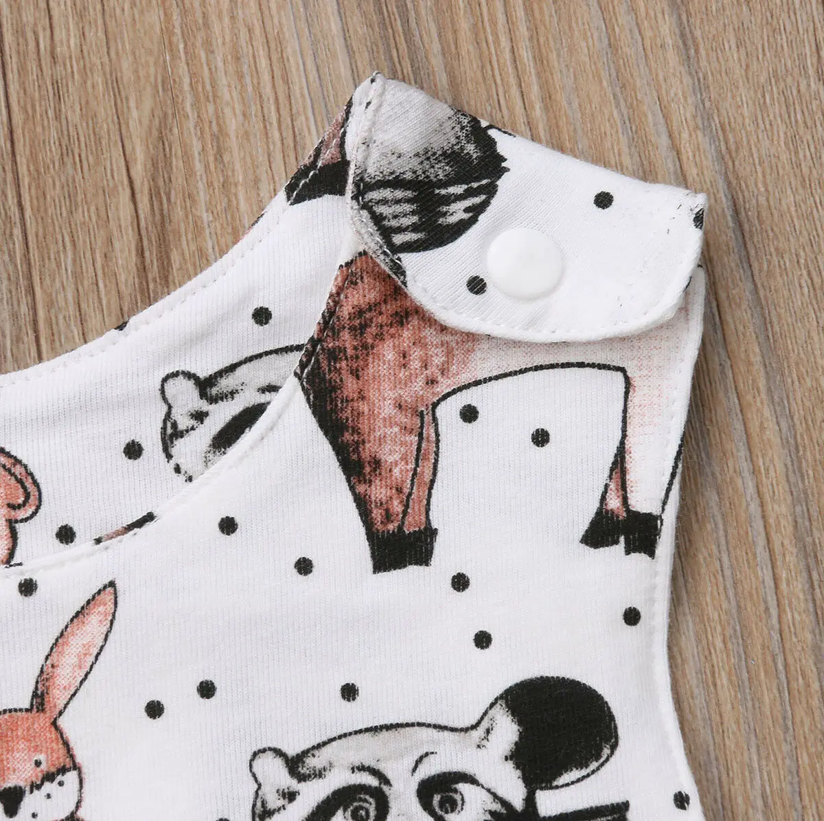 Imcute Baby Rompers Summer sleeveless Cartoon Animal Newborn Boy Girl Clothes Infant Jumpsuit Toddler Clothing 0-2T | Детская одежда и