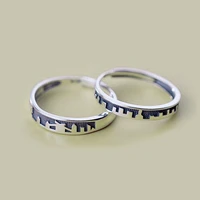new mens and womens creative urban architecture ring simple personality temperament design sense opening couple ring wholesale