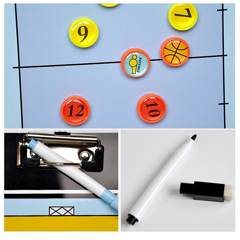 

Handball Coaching board Tactical Board handball Coach Plate with pen and Dry Erase coach equipment custom-make