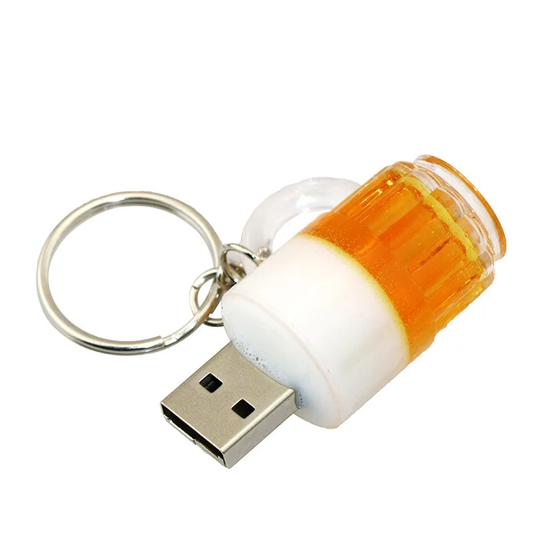 Модная Коктейльная USB креативная Пивная кружка 2 0 флэш-накопитель 4 ГБ 8 16 32 64 Гб