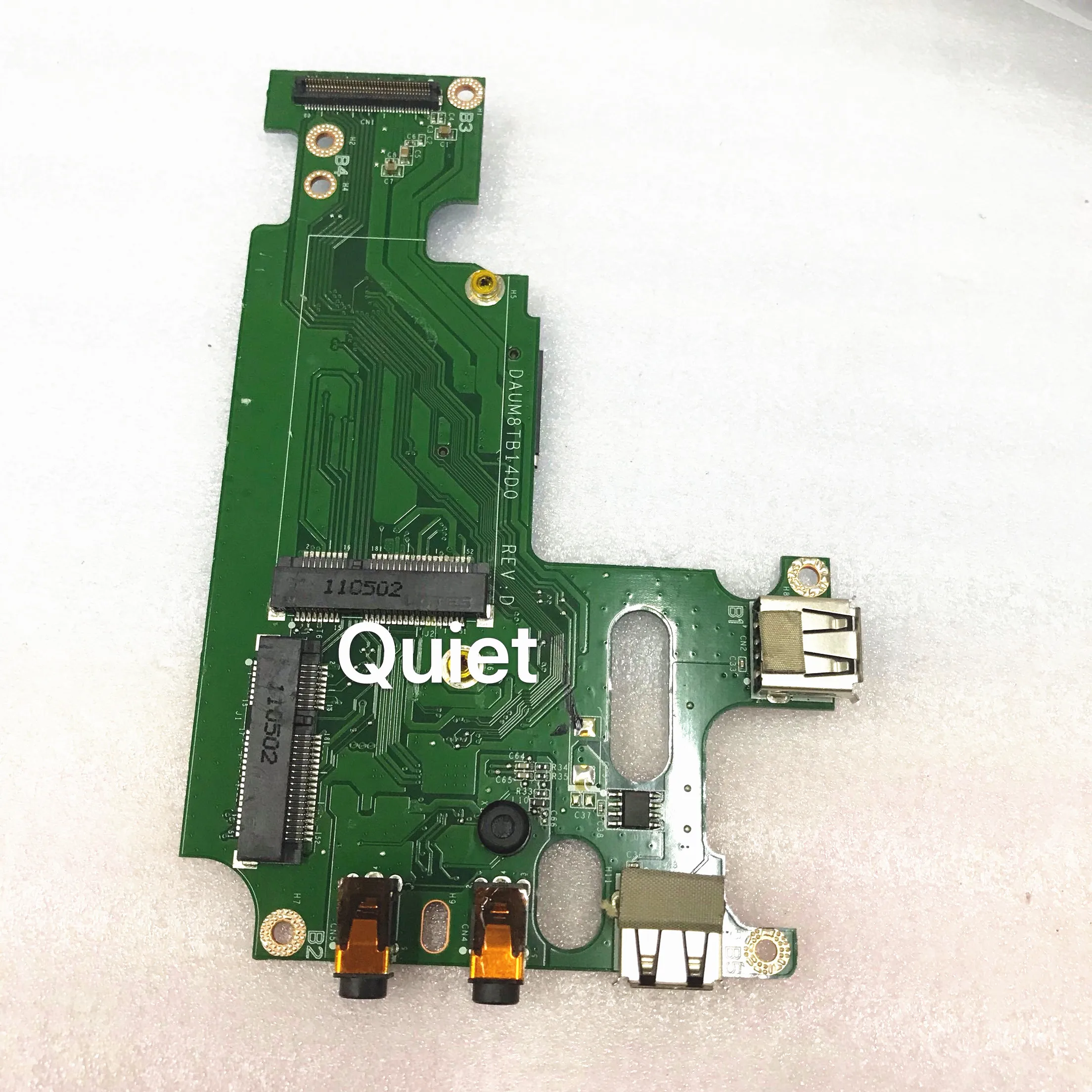 Новая плата USB аудиоразъема для ноутбука Dell N4010 0CPVP9 DAUM8TB14D0 100% хорошо