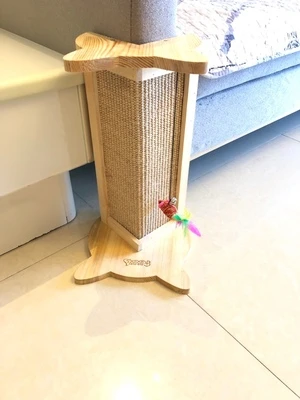 Кошечное крепление Когтеточка мебель диван угловой скребок для доски котенок защита для углов стен сизаль коврик-Когтеточка с кошачьими игрушками