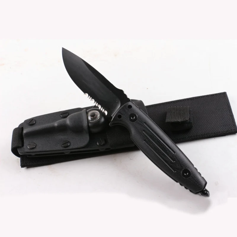 Фото Бесплатная доставка острый нож для защиты на открытом воздухе твердость 60HRC