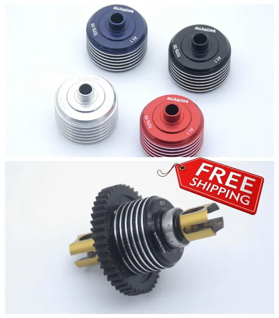 7075-T6 ЧПУ сплав центральный Diff чехол Mid для Gear Tekno RC MT410 ET48.3 410 3 1/8 rc car | Игрушки и