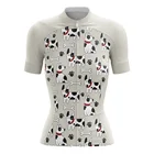 HIRBGOD забавные мужские Велоспорт Джерси, серая, с рисунком из мультфильма с принтом Собака, быстро сохнет, одежда для отдыха на открытом воздухе MTB дорожный велосипед рубашка, топ, TYZ658-01