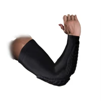 1pcs honeycomb arm elbow pads crashproof sport compression arm sleeve elbow pad for basketball football volleyball cycling guard