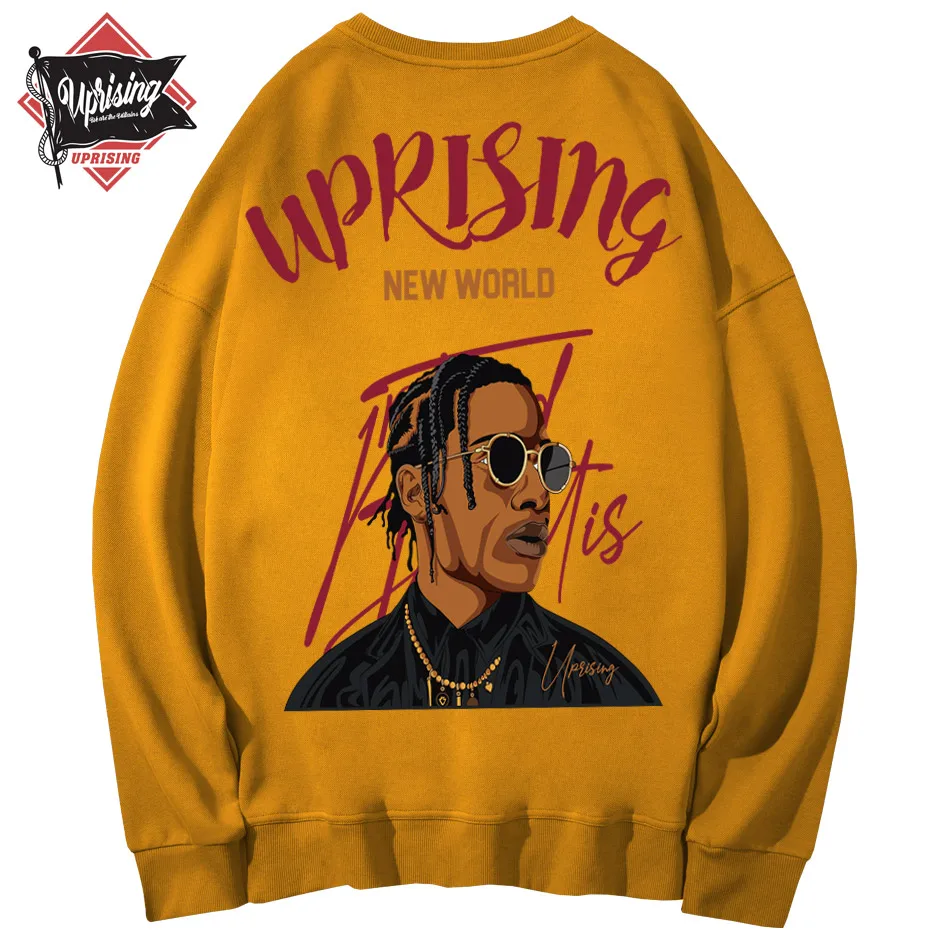 Толстовки с капюшоном толстовки изображением музыки репа топ для уличного танца