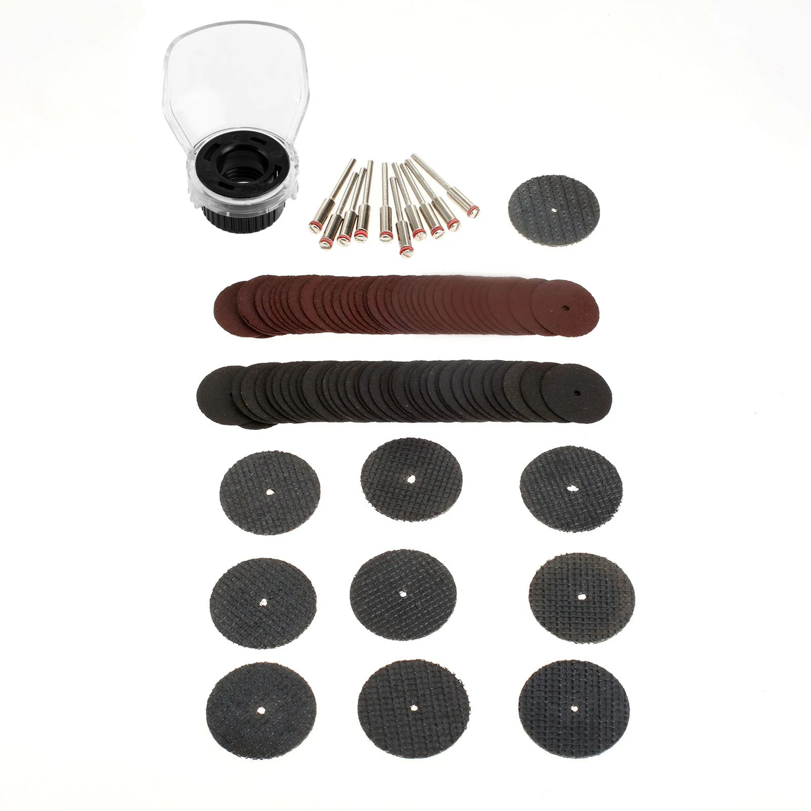 

93Pcs/set Cutting Discs + Mandrel +Protective Cover for Drill Dremel Grinder Abrasive Tools for Dremel Accessories Rotary Tool