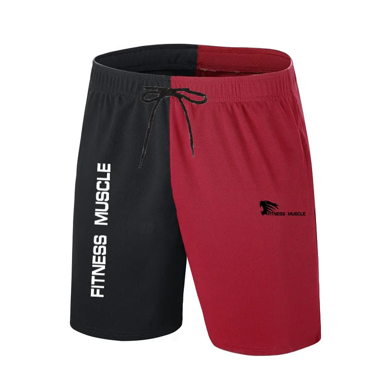 

2021 Brand Patchwork Men's Board Shorts Summer Beach Swimming Shorts Athletic Sport Running Gym Male Shorts Home Shorts