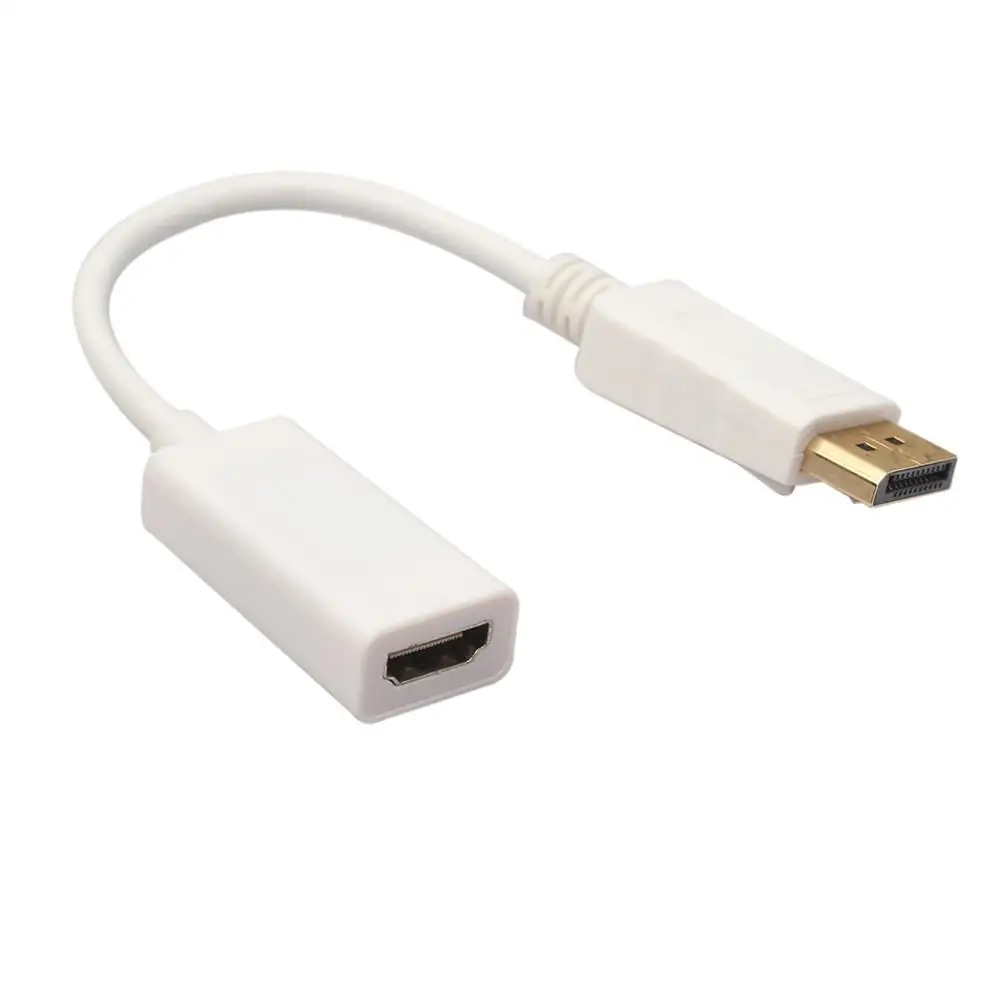 Кабель-адаптер DP-HDMI DisplayPort DP Male-HDMI Female адаптер для ПК hp Dell lenovo 20 см | Электроника