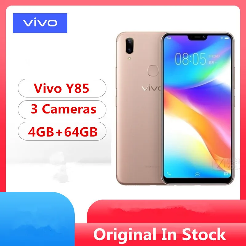 Смартфон Vivo Y85 450 дюйма 4 + 64 ГБ 16 МП Snapdragon 8 1 Android 6 26|Смартфоны| |
