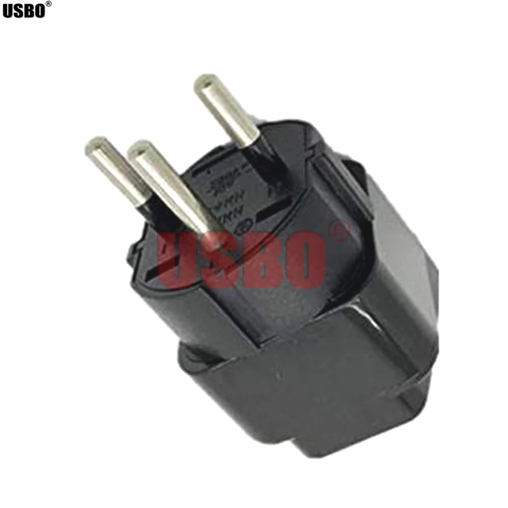 Черный дорожный адаптер 10А 250 В австралийский британский американский