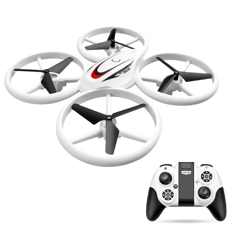 

2021 New 2.4GHz 4CH Remote Control Drone with LED Light Mini Quadcopter Aircraft Toys