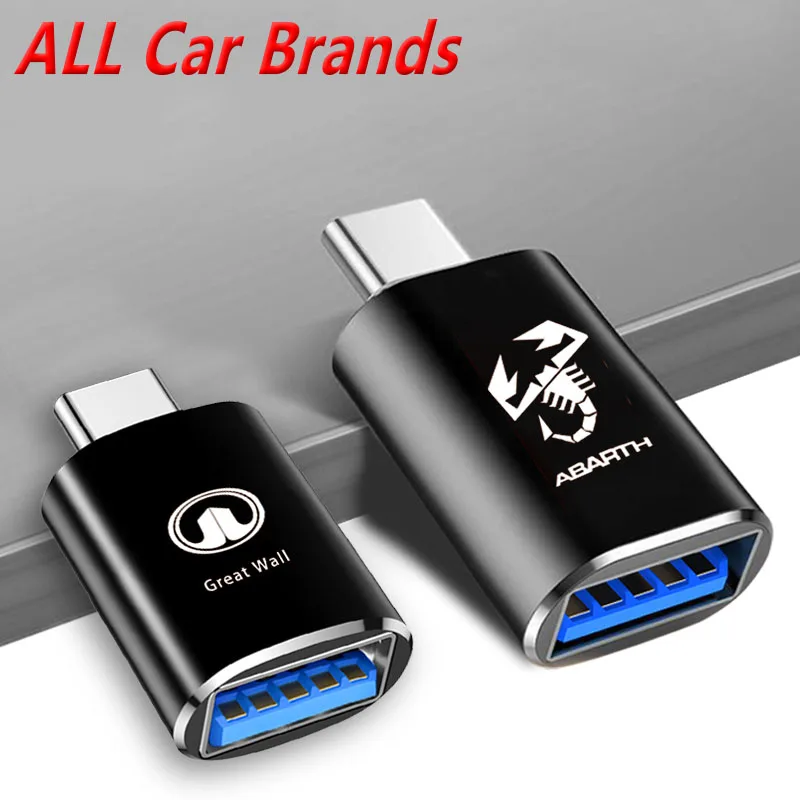 

1pcs Car USB Type-C Converter Charging Adapter Auto Goods For BMWs Accessories M M3 M5 X1 X3 X5 X6 E90 E91 E92 E93 M3 E60 E61