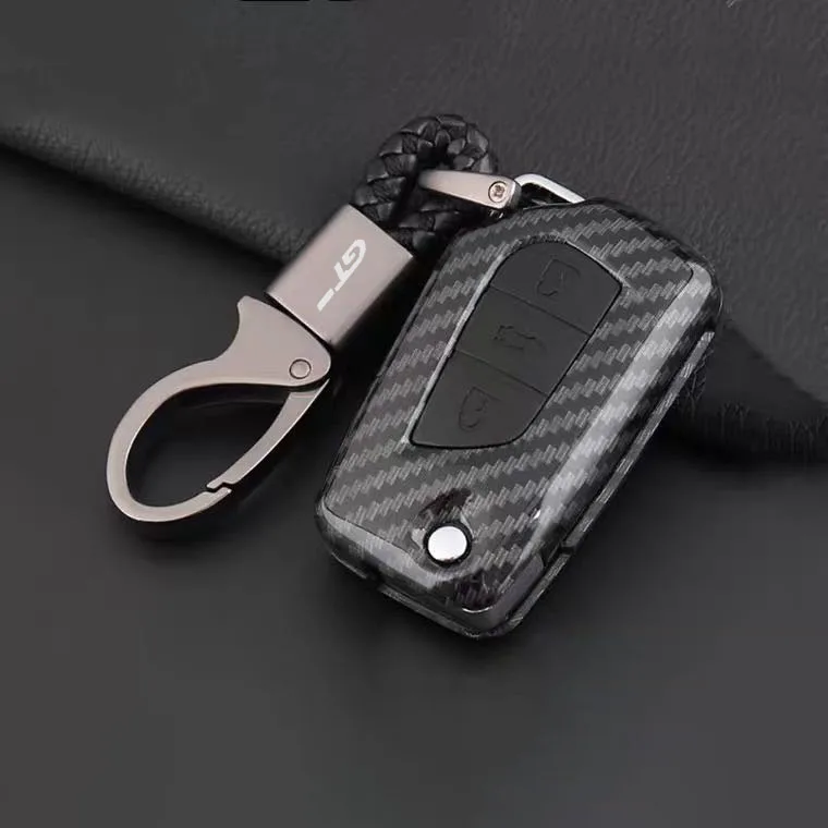 FLYJ 1pc car gadget Metal and leather keychain for Peugeot GT key peugeot 3008 gt 2011 2012 2015 2018 beat accessories | Автомобили и