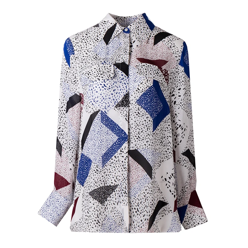 Женский топ из натурального шелка свободная блузка тутового шелкопряда с