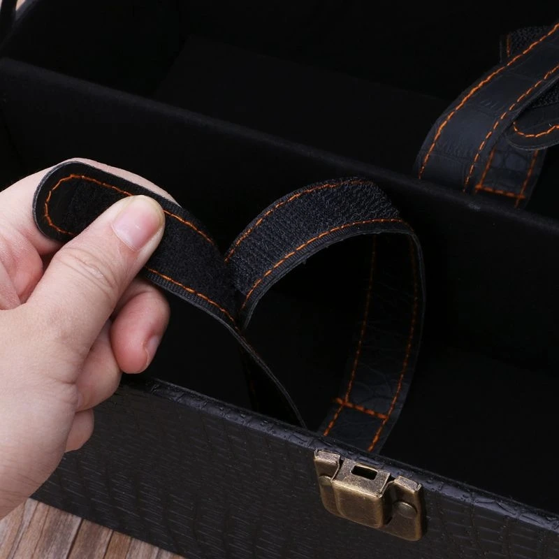 Коробка для бутылки вина кожаная роскошная сумка 2 красное вино шампанское тоут с