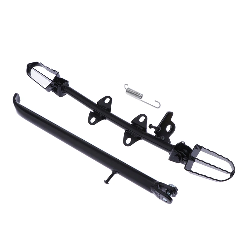

Motorcycle Pit Dirt Bike Motocross Footpegs bracket FootRest Foot Rests Pegs Side Stand kick stand For 110cc 125cc 140cc CRF50
