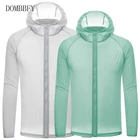 Мужская и женская повседневная одежда для защиты от солнца солнцезащитные куртки с капюшоном ветрозащитная Ультралегкая непромокаемая ветровка для мужчин и женщин