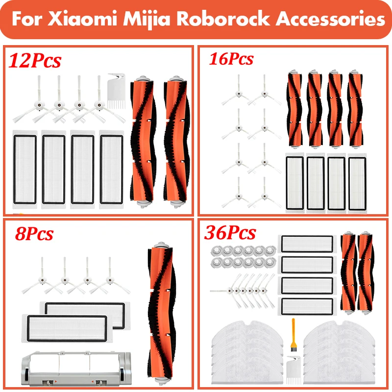 

Hepa Filter Mop Rag Brush for Xiaomi Mijia 1s for Roborock S50 S55 S5 Max S6MaxV S6 Pure Accessories Robot Vacuum Cleaner Parts