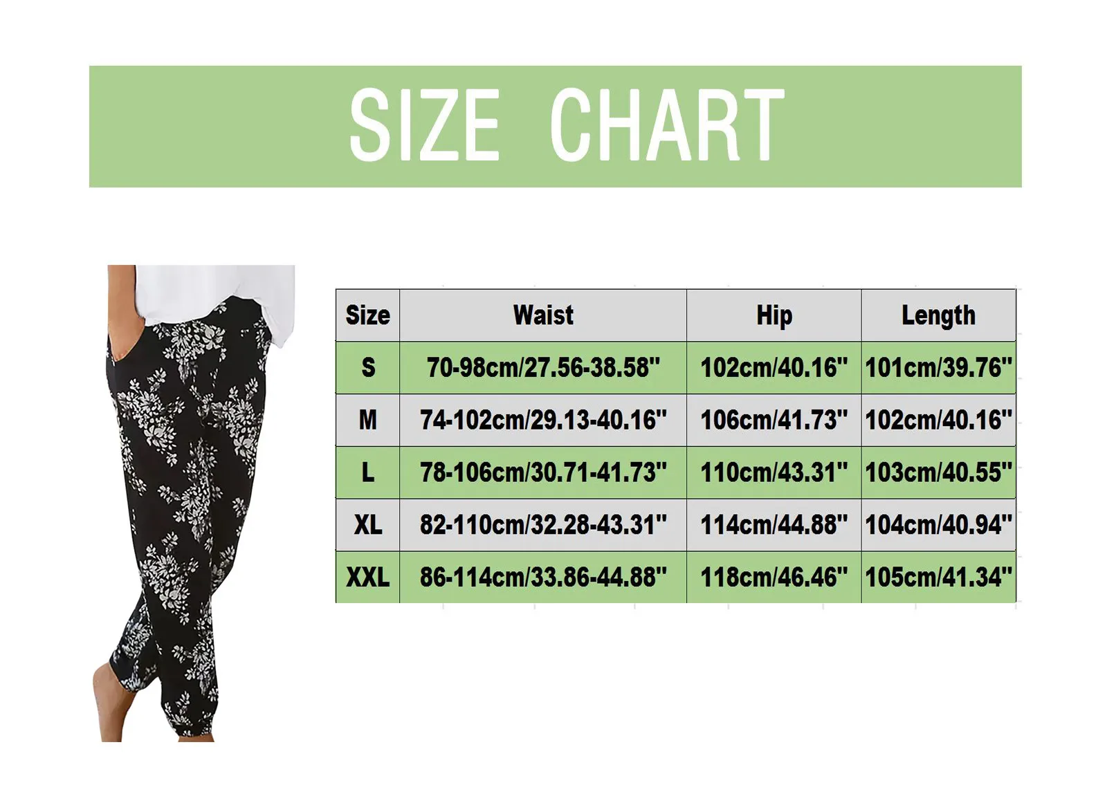 

Women Floral Pants High Waist Print Trousers Long Pants Boho Beach Pockets Pants Elastic Loose Spring Summer Thin Trousers Pant