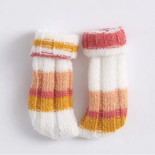 stripe 4 1 пара, мода 1/6, кукольные носки для OB11 obitsu 11 Holala Blyth Doll, короткие носки для куклы, аксессуары для обуви - Цвет: stripe 4